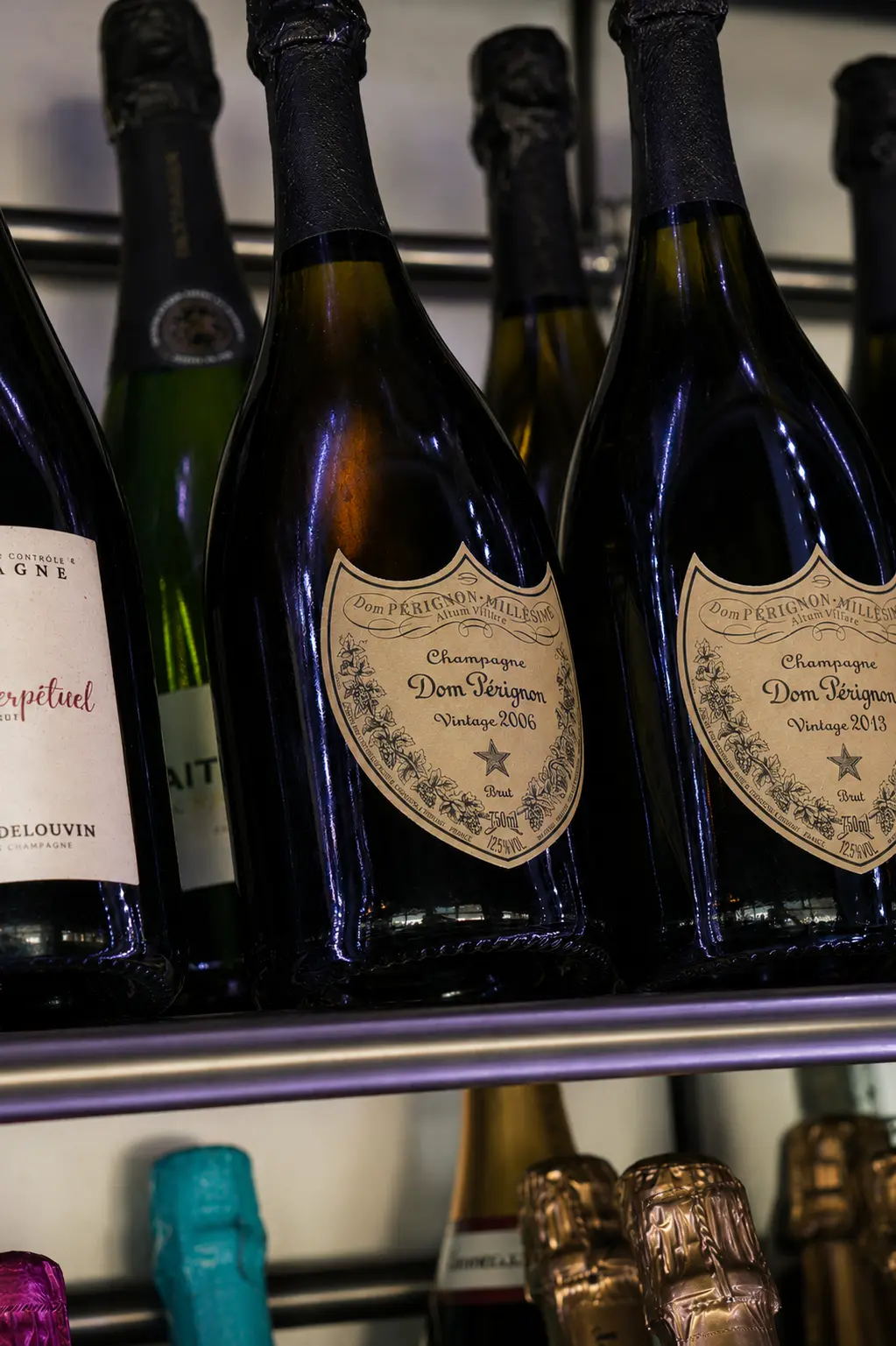 Selezione di champagne Dom Pérignon Ai Colli